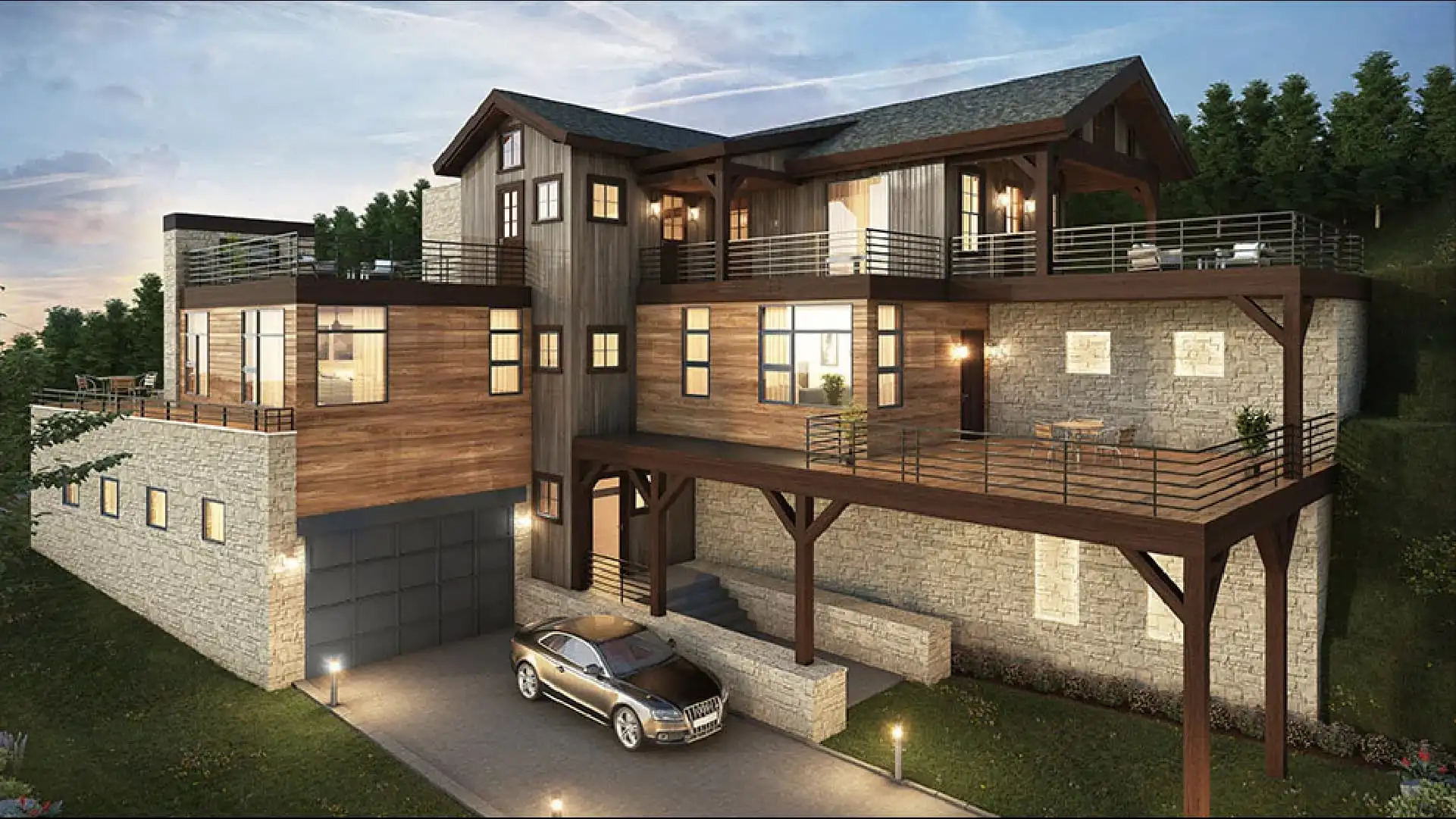 Exterior Elevations - Virtual Dive Studio's