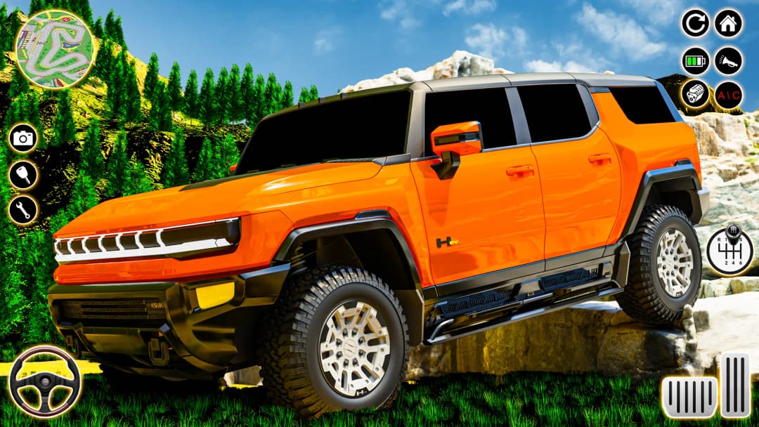 4x4 Mountain Climb Car Game